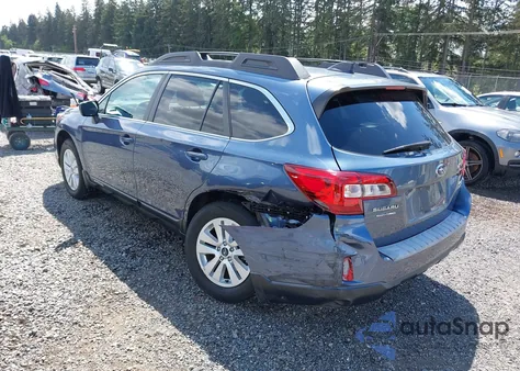 2016 Subaru Outback 2.5I Premium z USA, uszkodzony, nr VIN 4S4BSACC7G3357565